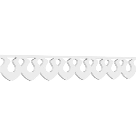 Ekena Millwork Somerset Architectural Grade PVC Running Trim, 6"H x 5/8"P x 48"L RUNP06X0625X48SMR